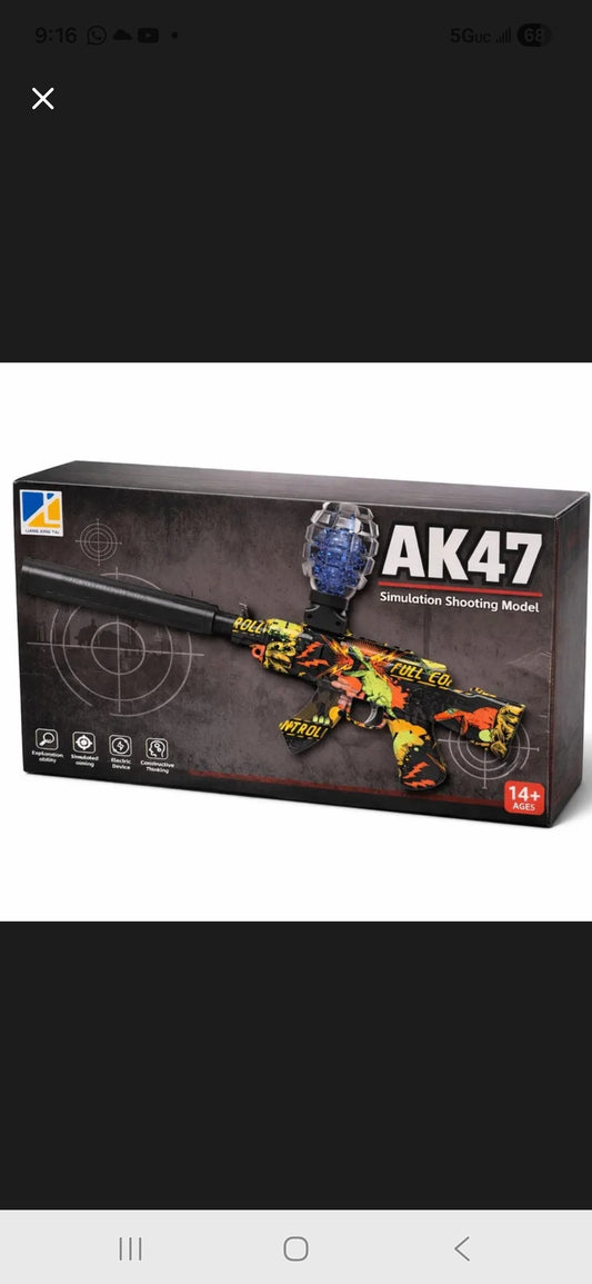 LIANG XING TAI AK47 Simulation Gel Blaster Gun Electric Device Multicolor