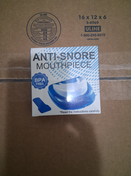 Anti-Snore Mouth Guard for Snoring BPA Free Blue/White